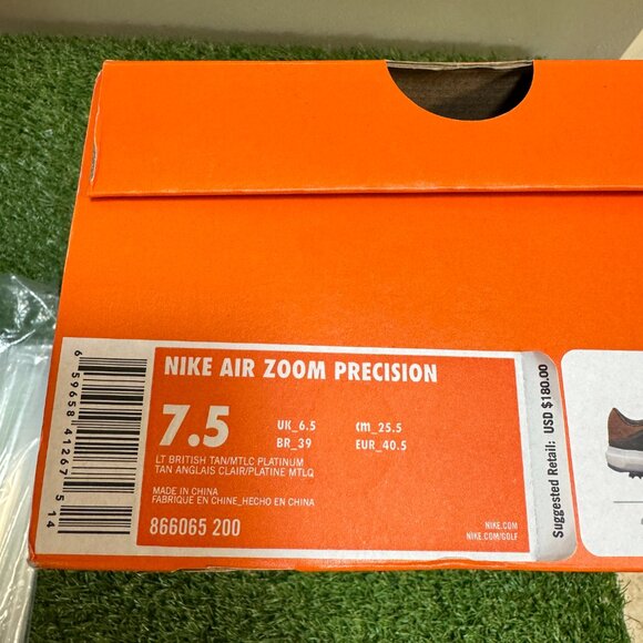 Nike Air Zoom Precision Golf Shoes Brown Black 866065-200 Mens 7.5 Wmns 9 NEW main image 4